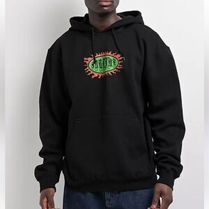 Sublime Cotton Blend Black Hoodie(Size Medium)